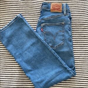 Levi's ribcage straight ankle 26